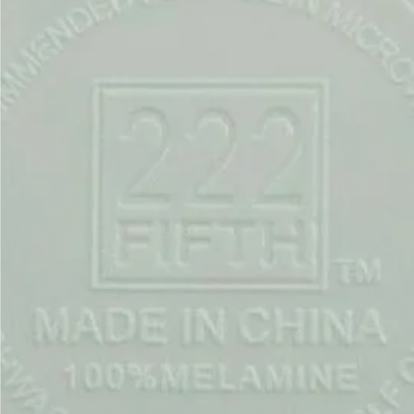 222 FIFTH MELAMINE SAGE BOAT SERVING BOWLS - pair of 2 bowls - Picture 13 of 16